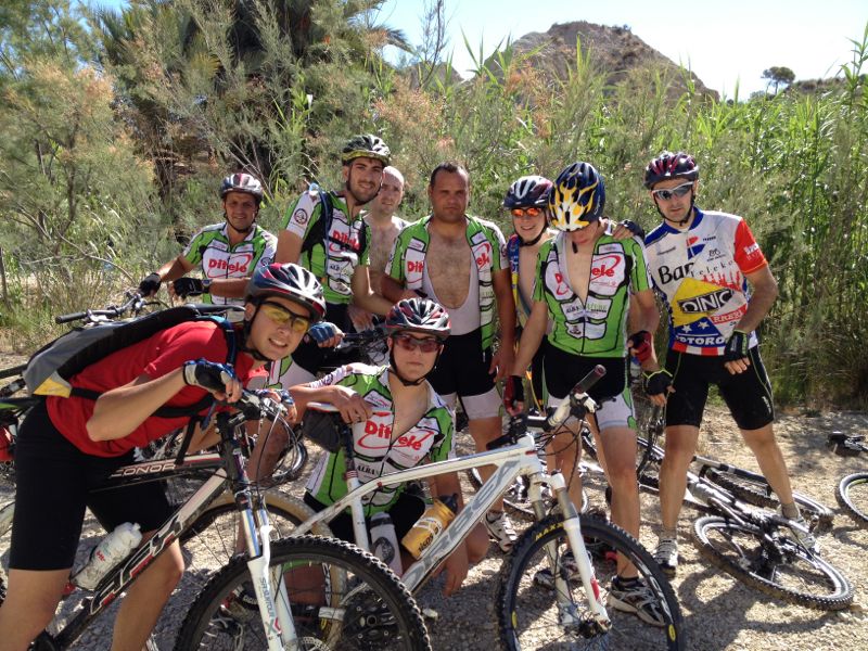 Los expedicionarios del verano 2012 Club ciclista Albatera rio chicamo junio 2012 (3)